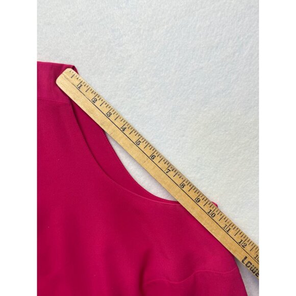 Cynthia Rowley Woman Sleeveless Die Cut Design Top Red Pink Size 2X - Picture 8 of 8